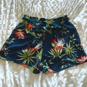 Fashion Nova tropical pattern shorts